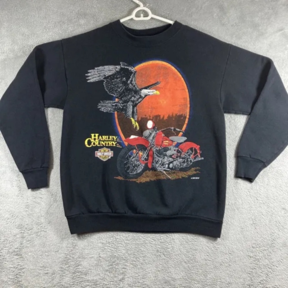 Vintage Harley Davidson Crew Neck
